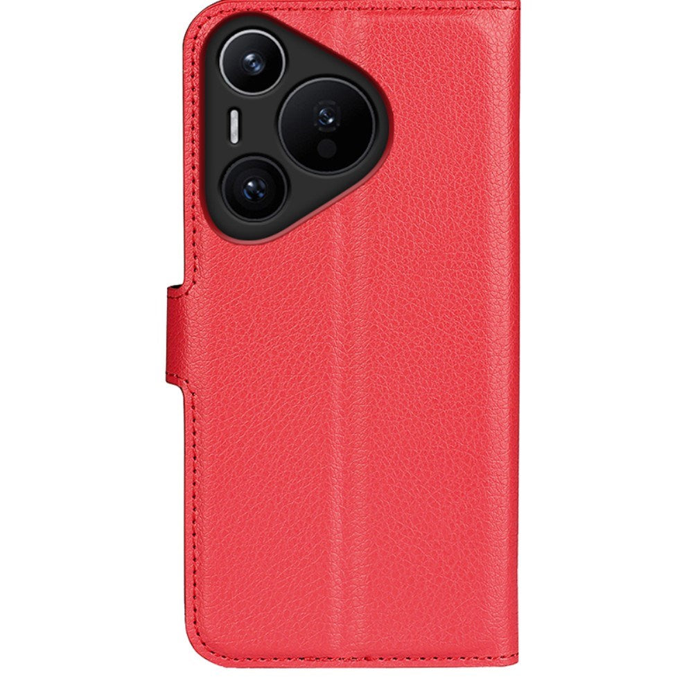 EIDERWOOD Huawei Pura 70 Faux Leather Flip Case with Cardholder & Stand Function - Red