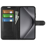 EIDERWOOD Huawei Pura 70 Pro / 70 Pro+ (Plus) Faux Leather Flip Case with Cardholder & Stand Function - Black