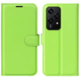 EIDERWOOD Honor 200 Lite Faux Leather Flip Case with Cardholder & Stand Function - Green