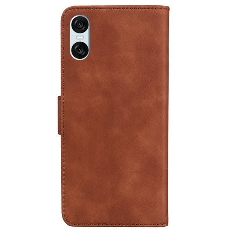 EIDERWOOD Sony Xperia 5 VI Leather Case with Wallet - Brown