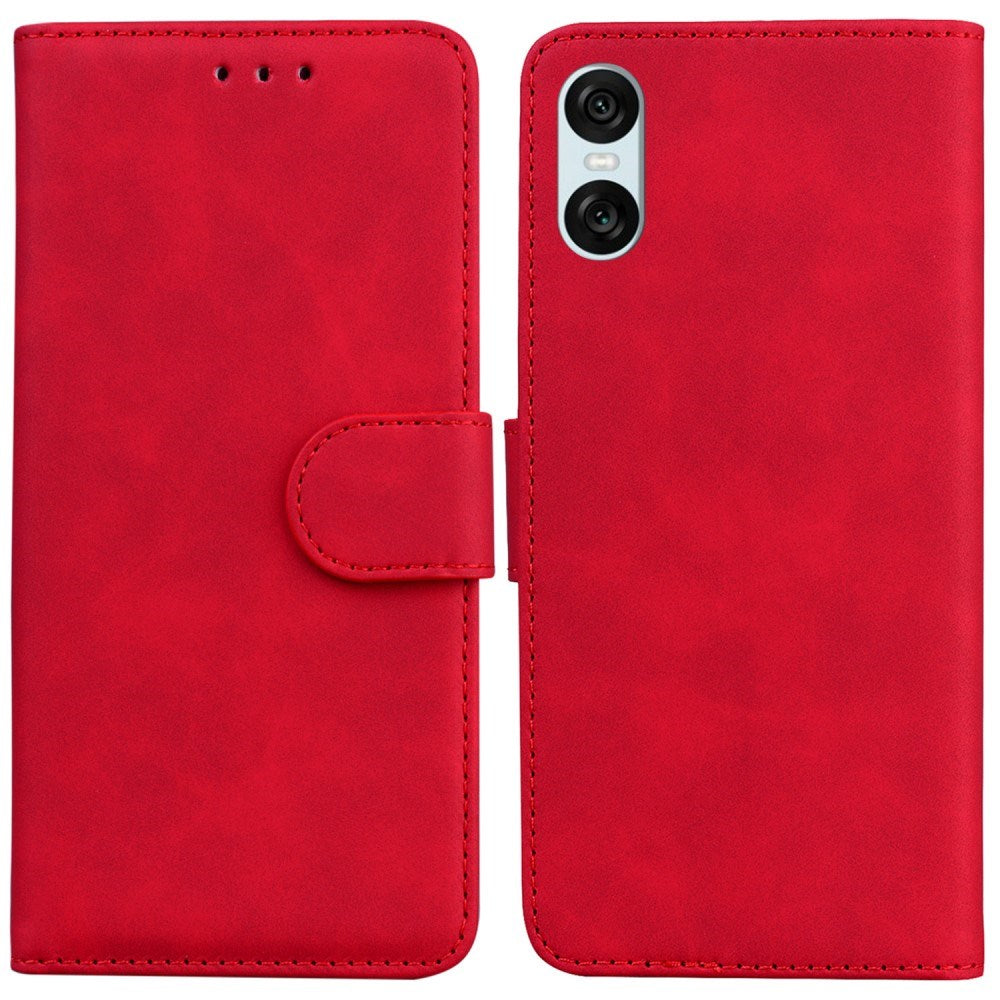 EIDERWOOD Sony Xperia 5 VI Leather Case with Wallet - Red