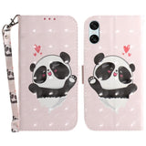 EIDERWOOD Sony Xperia 5 VI Leatherette Case w. Purse & Strap - Happy Panda