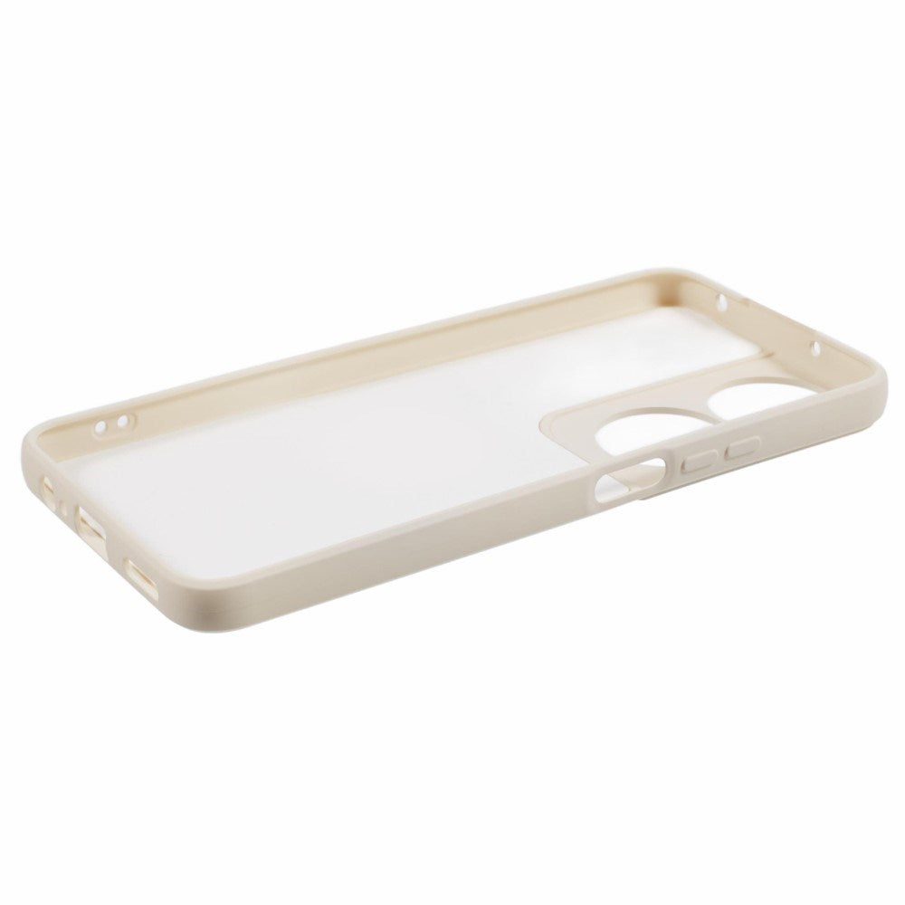 EIDERWOOD Honor X7b / 90 Smart Lined Flexible Plastic Case - Beige