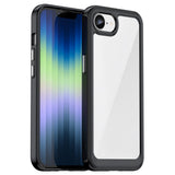 EIDERWOOD iPhone 16e Hybrid Plastic Case - Transparent / Black Edge