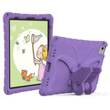 EIDERWOOD iPad Air 11" (2024) Kids Case - Butterfly Kickstand Case - Purple