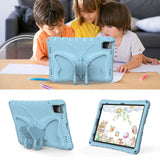 EIDERWOOD iPad Air / Pro 13" (2024) / Pro 12.9" (2022-2018) Kids Case - Butterfly Kickstand Case - Light Blue