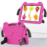 EIDERWOOD iPad Air 11" (2024) Kids Case - Smiley - Kickstand & Handle - Pink