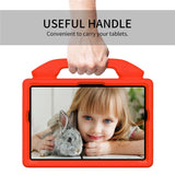 Samsung Galaxy Tab A11+ (Plus) / A9+ (Plus) EIDERWOOD Kids Case - Thumb Kickstand Case - Red