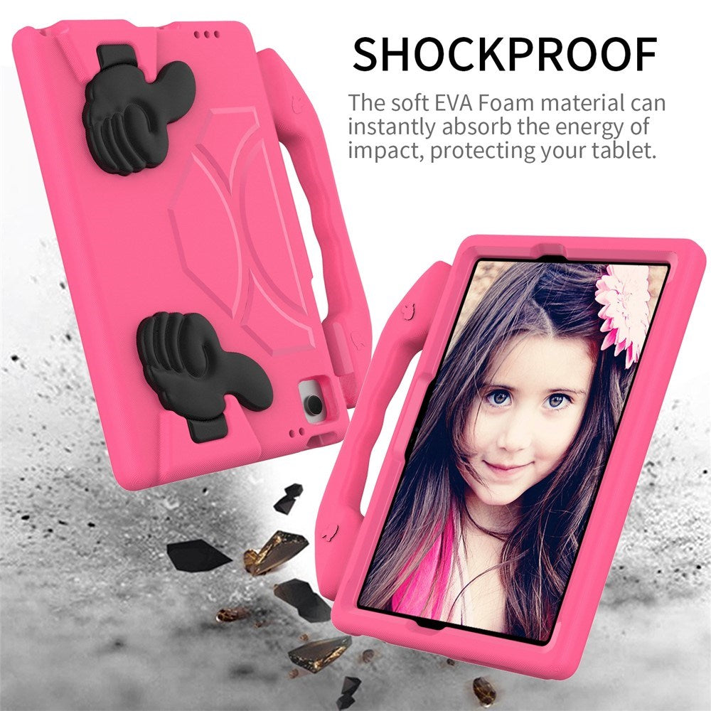 Samsung Galaxy Tab A11+ (Plus) / A9+ (Plus) EIDERWOOD Kids Case - Thumb Kickstand Case - Pink