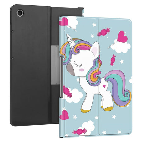 EIDERWOOD Lenovo Tab Plus 11.5" Vegan Leather Cover with Pattern - Unicorn