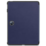 OnePlus Pad 2 Tri-Fold Leather Flip Case w. Wake Up/Sleep Function - Dark Blue