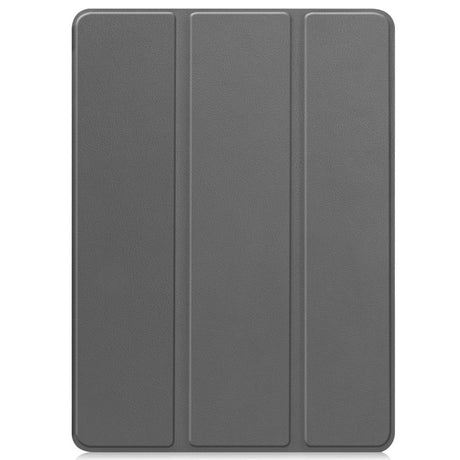 OnePlus Pad 2 Tri-Fold Leather Flip Case w. Wake Up/Sleep Function - Grey