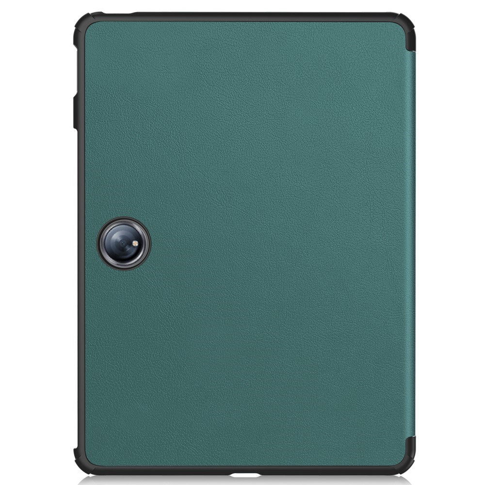 OnePlus Pad 2 Tri-Fold Leather Flip Case w. Wake Up/Sleep Function - Green