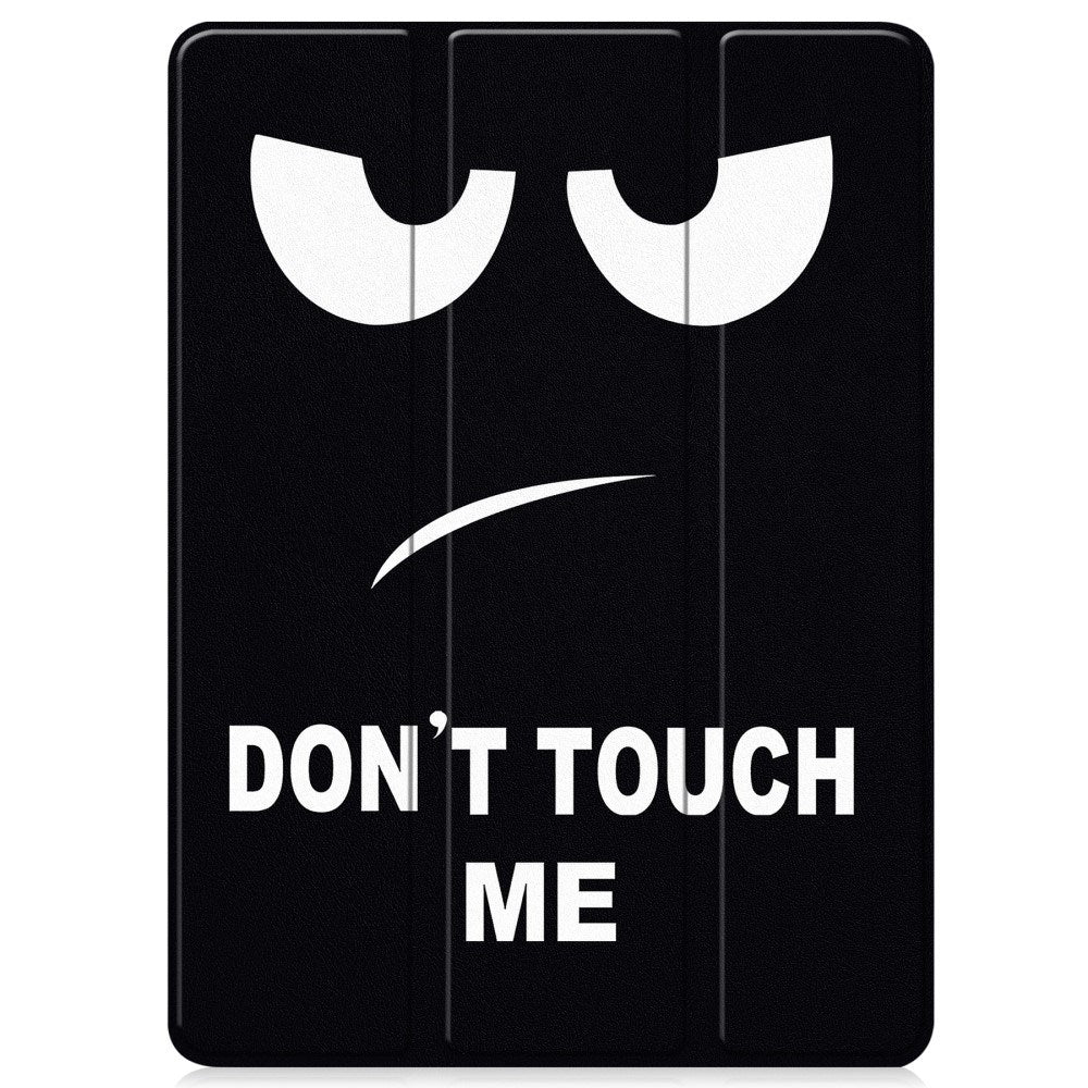 EIDERWOOD OnePlus Pad 2 Tri-Fold PU Flip Case with Sleep / Wake-up Function - "Don't Touch Me"