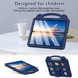 EIDERWOOD iPad Air 13" (2025 / 2024) / Pro 13" (2025 / 2024) /12.9" (2022-2018) Kids Case with Kickstand & Hand Holder - Dark Blue