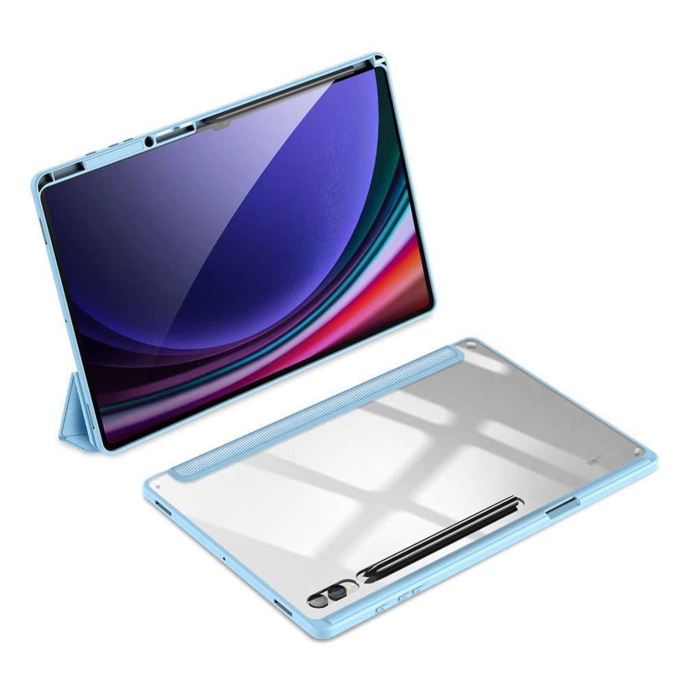 Samsung Galaxy Tab S10 Ultra Shockproof Case with Pen Holder - DUX DUCIS TOBY Series - Blue