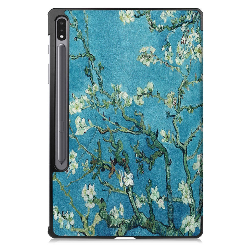 EIDERWOOD Samsung Galaxy Tab S10 Plus Vegan Leather Case with Pattern - Flower