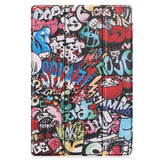 EIDERWOOD Samsung Galaxy Tab S10 Plus Vegan Leather Case with Pattern - Graffiti