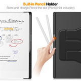 EIDERWOOD ReMarkable Paper Pro Faux Leather Plastic Case with Pen Holder - Black