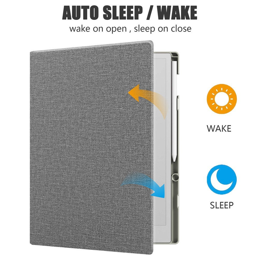 ReMarkable Paper Pro EIDERWOOD Faux Leather Case – Light Grey