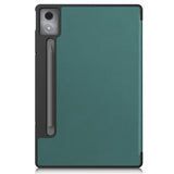 EIDERWOOD Lenovo IdeaTab Pro Faux Leather Flip Case with Stand Function & Pencil Holder - Green