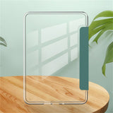 EIDERWOOD Amazon Kindle Paperwhite (2024) Faux Leather Flip Case - Transparent / Light Blue