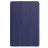 EIDERWOOD Samsung Galaxy Tab S10 FE+ (Plus) Faux Leather Flip Case with Stand Function & Pencil Holder - Blue