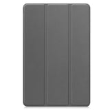 EIDERWOOD Samsung Galaxy Tab S10 FE+ (Plus) Faux Leather Flip Case with Stand Function & Pencil Holder - Grey