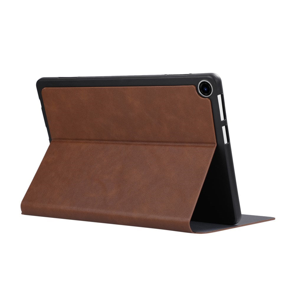 EIDERWOOD Lenovo Tab 10.1" Faux Leather Flip Case with Stand - Brown