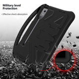 EIDERWOOD Lenovo Idea Tab Pro Anti-Drop Tablet Case with Handle and Kickstand - Black