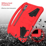 EIDERWOOD Lenovo Idea Tab Pro Anti-Drop Tablet Case with Handle and Kickstand - Red