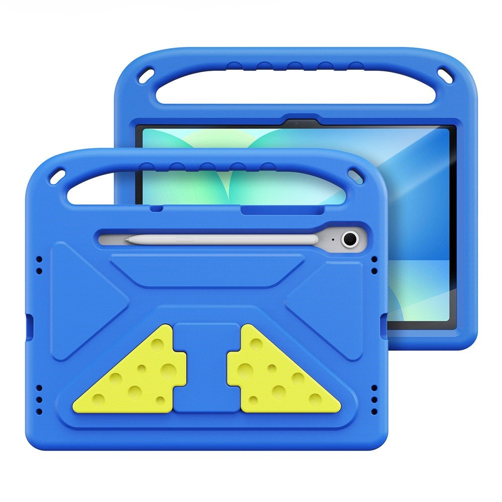 DUX DUCIS Samsung Galaxy Tab S10 Lite / S10 FE / S9 FE / S9 / S8 / S7 Children's Case with Stand Function & Stylus Pen Holder - Blue