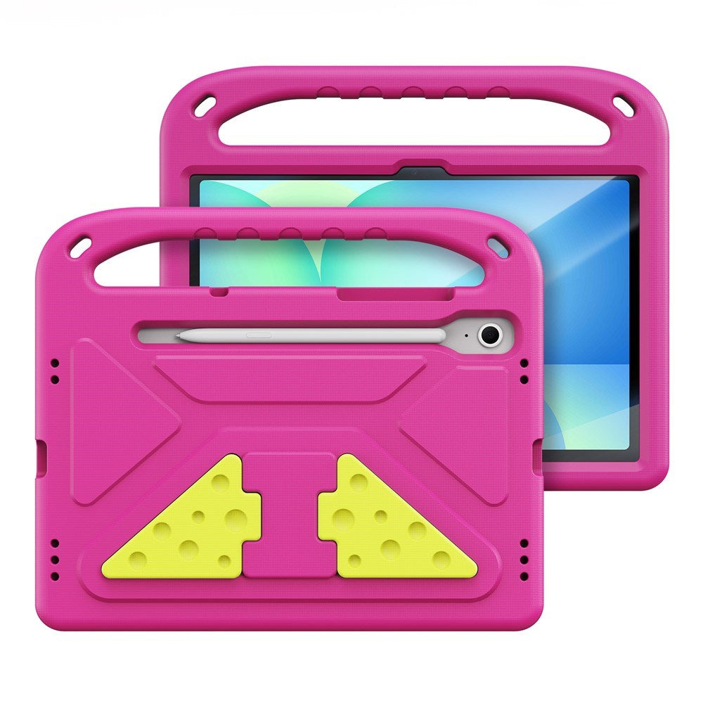 DUX DUCIS Samsung Galaxy Tab S10 Lite / S10 FE / S9 FE / S9 / S8 / S7 Children's Case with Stand Function & Stylus Pen Holder - Pink