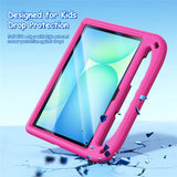 DUX DUCIS Samsung Galaxy Tab S10 Lite / S10 FE / S9 FE / S9 / S8 / S7 Children's Case with Stand Function & Stylus Pen Holder - Pink