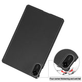 Xiaomi Redmi Pad 2 EIDERWOOD Leather Flip Case - Black