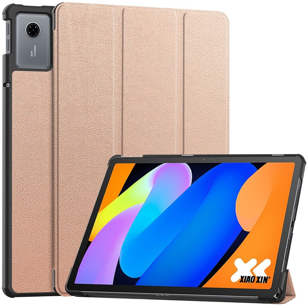 Lenovo Idea Tab 11 EIDERWOOD Leather Flip Case - Rose Gold