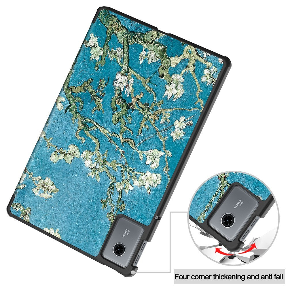EIDERWOOD Lenovo Idea Tab / Xiaoxin Pad 11 Faux Leather Flip Case with Motif - Flowers