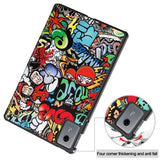 EIDERWOOD Lenovo Idea Tab / Xiaoxin Pad 11 Faux Leather Flip Case with Motif - Graffiti