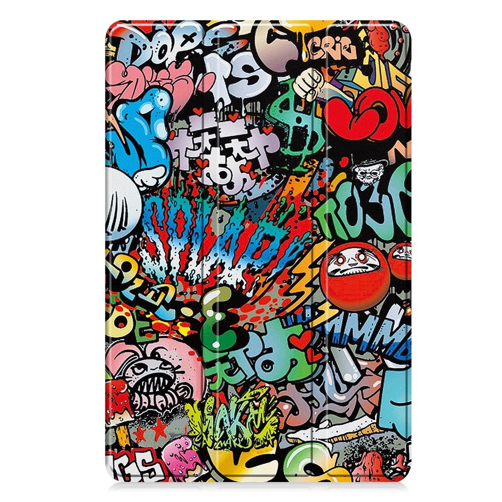 EIDERWOOD Lenovo Idea Tab / Xiaoxin Pad 11 Faux Leather Flip Case with Motif - Graffiti
