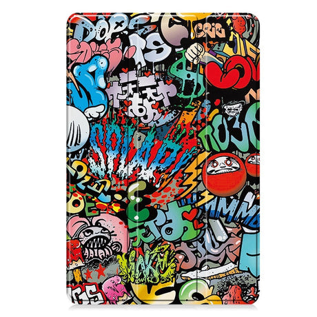 EIDERWOOD Lenovo Idea Tab / Xiaoxin Pad 11 Faux Leather Flip Case with Motif - Graffiti