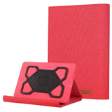 EIDERWOOD Universal Tablet Flip Case with Stand Function - 13.5 x 21.5 cm - Red