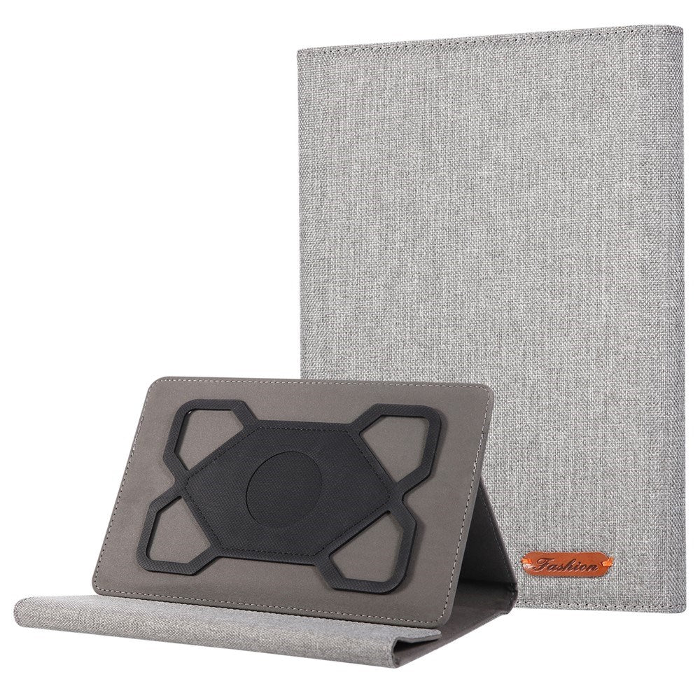 EIDERWOOD Universal Tablet Flip Case with Stand Function - 18 x 26.5 cm - Grey