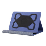 EIDERWOOD Universal Tablet Flip Case with Stand Function - 18 x 26.5 cm - Blue