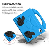 EIDERWOOD iPad Mini (2024 / 2021) Kids Case with Thumb Kickstand - Blue