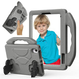 EIDERWOOD iPad Mini (2024 / 2021) Kids Case with Thumb Kickstand - Grey