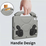 EIDERWOOD iPad 10.2" (2021 / 2020 / 2019) / Air (2019) Kids Case with Thumb Kickstand - Grey