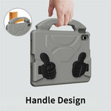 EIDERWOOD iPad 11" (2025) / Air 11" (2025 / 2024) / 10.9" (2024 / 2022) Kids Case with Thumb Kickstand - Grey