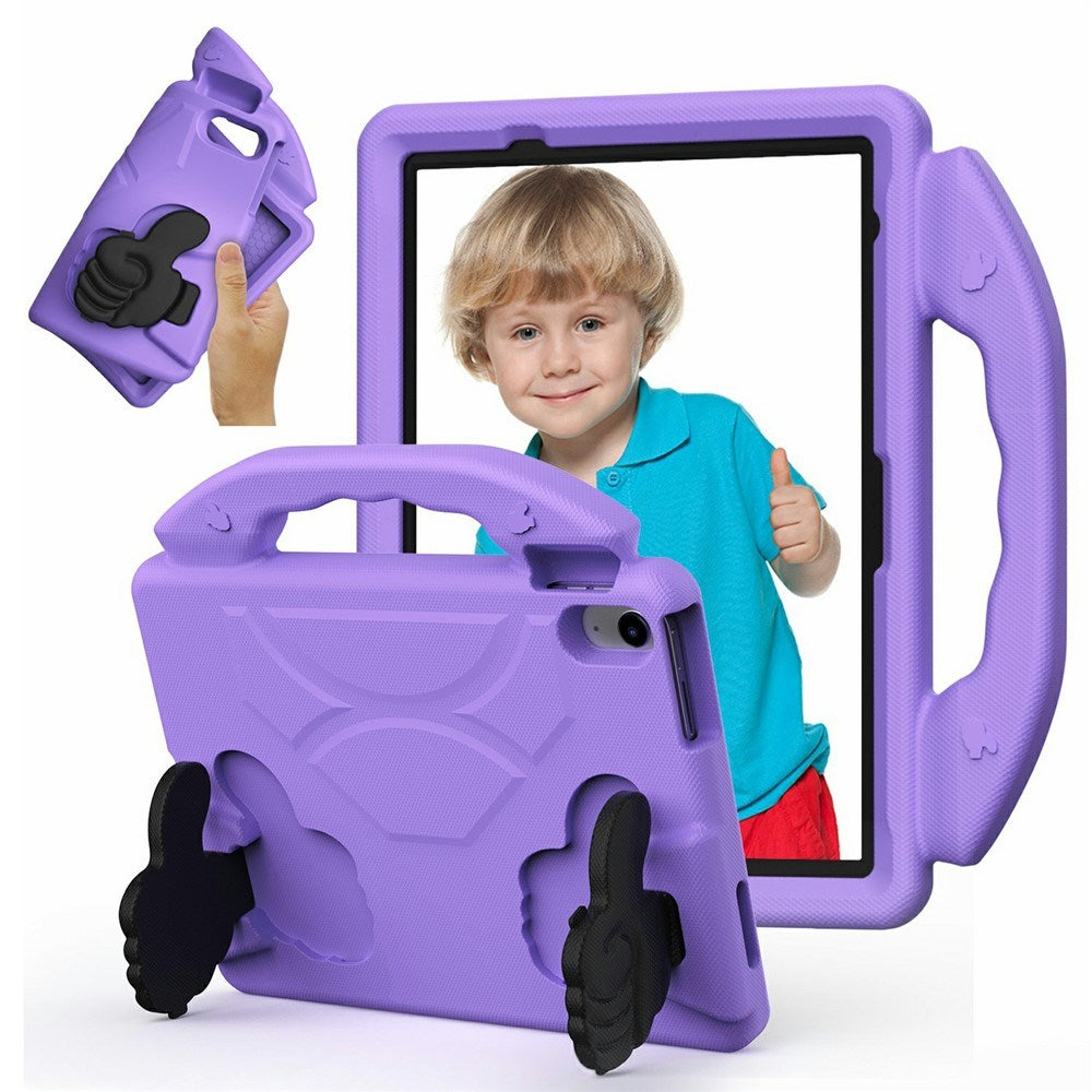 EIDERWOOD iPad 11" (2025) / Air 11" (2025 / 2024) / 10.9" (2024 / 2022) Kids Case with Thumb Kickstand - Purple