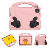 EIDERWOOD iPad Pro 11" (2025 - 2018) / Air (2022 / 2020) Kids Case with Thumb Kickstand - Pink