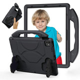 EIDERWOOD iPad Pro 12.9" (2022 / 2021 / 2020 / 2018) / Air 13" (2025 / 2024) / Pro 13" (2025 / 2024) Kids Case with Thumb Kickstand - Black
